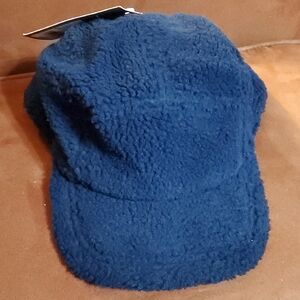 NWT Goodfellow & Co Cozy Blue Fleece / Sherpa Like Hat / Cap